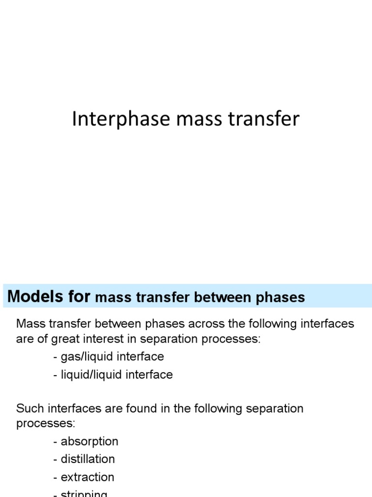 Mass Transfer in Gas-Liquid Systems | PDF | Phase (Matter) | Solubility