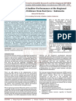 Determinants of Auditor Performance at The Regional Inspectorate Evidence From East Java - Indonesia