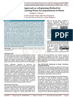 Functional Approach As A Beginning Method For Teaching and Learning Piano Accompaniment in Music