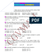 Atomic Structure: Chemistry DPP 5 by Garima Verma (Chemistry Faculty) - Referral Code: "Cgvmam"