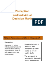 CH 6 Perception and Individual Decision Making