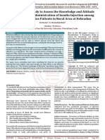 A Descriptive Study To Assess The Knowledge and Attitude Regarding Self Administration of Insulin Injection Among Diabetes Mellitus Patients in Rural Area at Dehradun