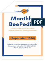 Monthly BeePedia September 2020