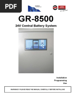 24V Central Battery System: Installation Programming Use