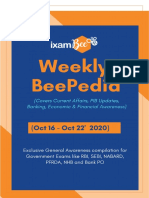 Weekly BeePedia 16th To 22nd October 2020