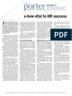 Finance Know-How Vital To HR Success: Reprint