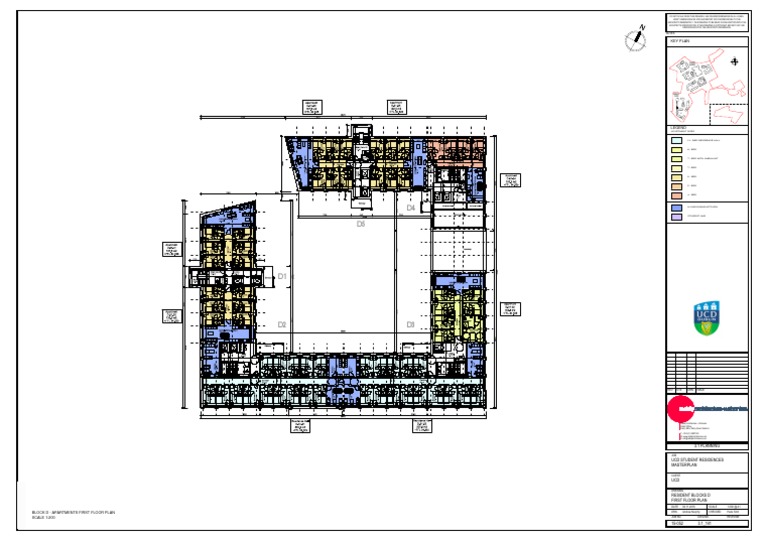UCD Student Residences First Floor Plan | PDF | Design
