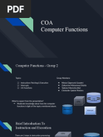 COA Computer Functions