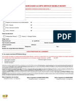 Fiche de Soucription Contrat Marchand Level2 PDF