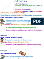 Algebra Intoduction Creating Simple Expressions