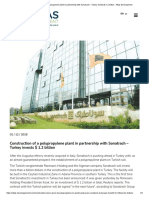 Construction of a polypropylene plant in partnership with Sonatrach - Turkey invests $ 1.2 billion - Atlas Development.pdf
