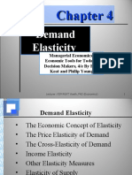 Demand Elasticity: Managerial Economics: Economic Tools For Today's Decision Makers, 4/e by Paul Keat and Philip Young