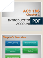 Topic 1 - Introduction To Accounting