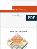 Value Management: by Dr. Mahdi Damghani