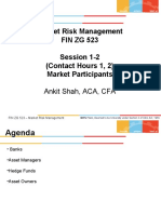 Market Risk Management FIN ZG 523 Session 1 2 Market Participants 1597499495627