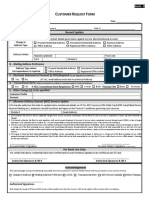 Customer Request Form PDF