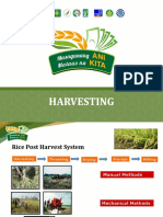 Harvesting: Rice Competitiveness Enhancement Fund