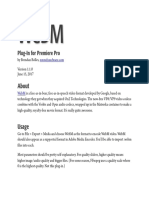 WebM Premiere Manual PDF