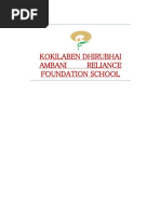 Kokilaben Dhirubhai Ambani Reliance Foundation School