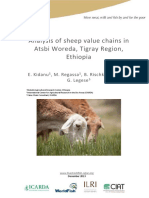 Analysis of Sheep Value Chains in Atsbi Woreda, Tigray Region, Ethiopia