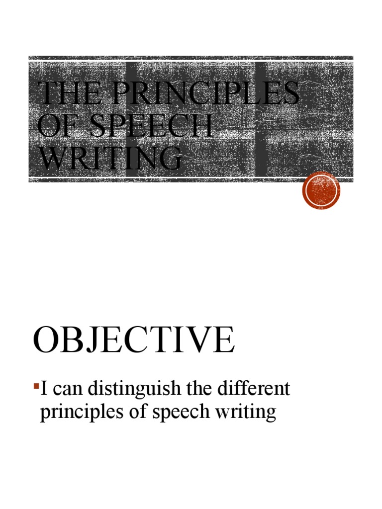 Principles of Effective Speech Writing | PDF | Idea | Causality