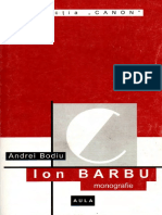 Ion Barbu - Interviuri - in Andrei Bodiu - Barbu Monografie - Aula - 2005