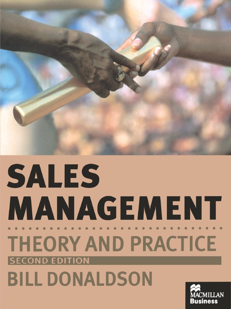 (Studies in Marketing Management) Bill Donaldson (Auth.) Sales