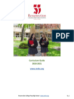 Resurrection College Prep Curriculum Guide 2020-2021