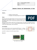 Experiment 1 Introduction To Lab Equipment Unitrain and Implementation of Basic Functions