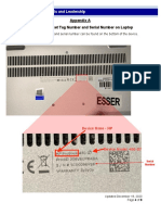 Location of Scs Asset Tag Device Serial Number