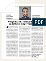 Tribunes PSCD94 - Juillet 2019-Décembre2020