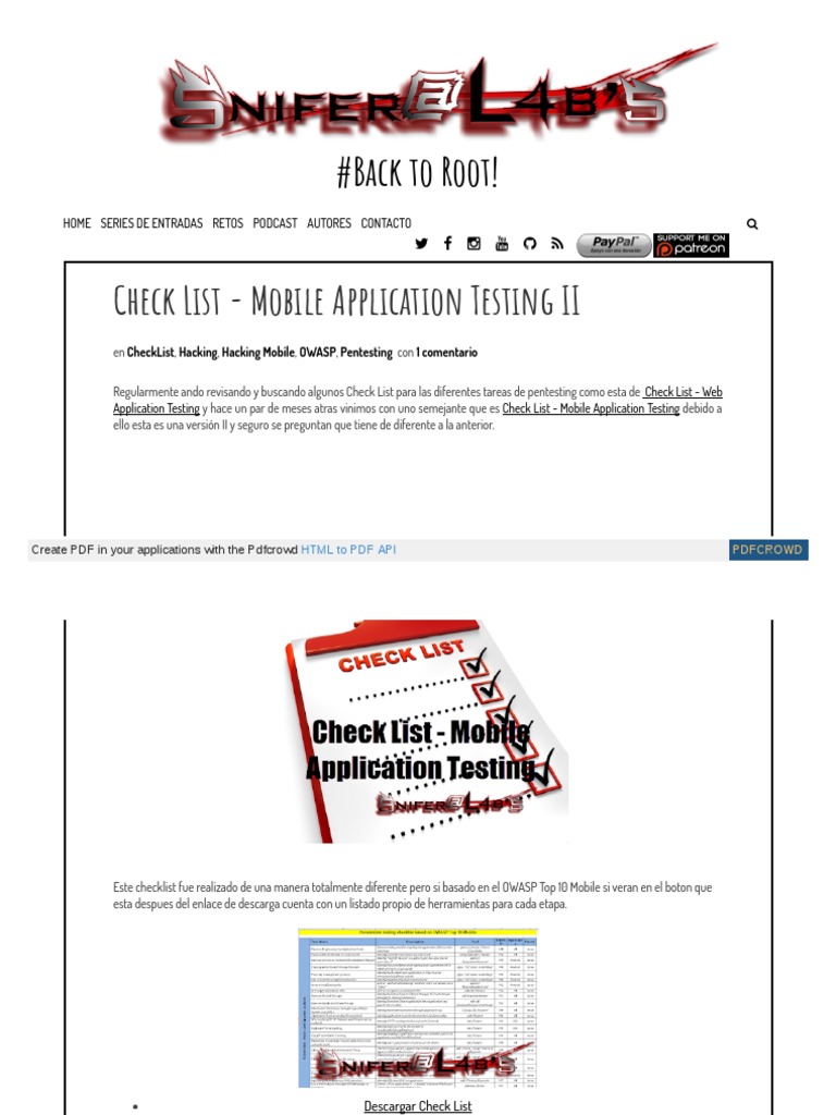Check List - Mobile Application Testing II | PDF | Ios | Android