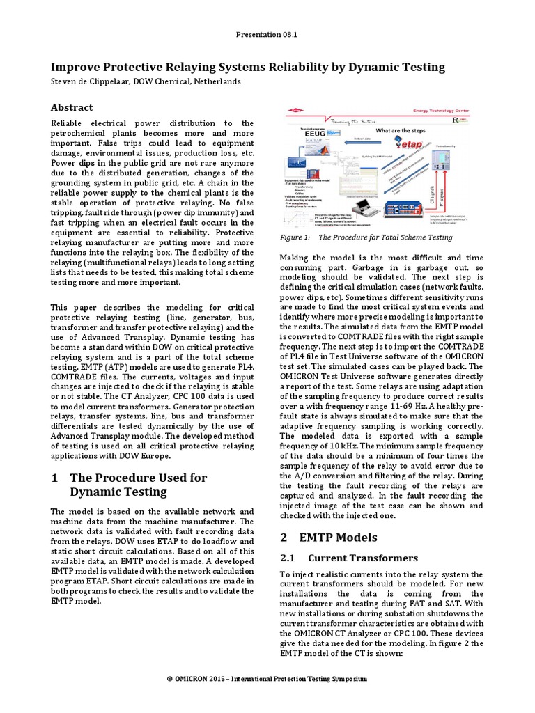 Dynamic Test PDF | PDF | Transformer | Electrical Substation