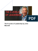 The 5 Levels of Leadership by John Maxwell