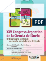 XXV Congreso Argentino de La Ciencia Del Suelo PDF