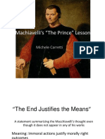 Machiavelli's "The Prince" Lesson: Michele Carretti