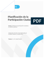 U6 Planificación de La Participación Ciudadana