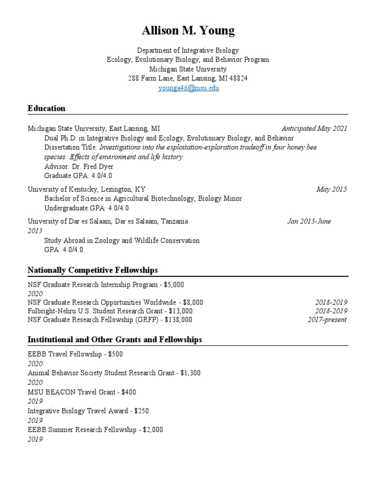 Allison Young CV 111020 PDF