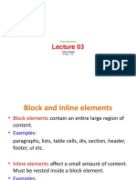 Web Engineering: Lists & Images