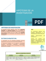 Sesión 04 Hipotesis de Investigacion Unfv PDF