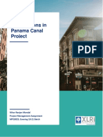 Critical Observations in Panama Canal Project - MP18025