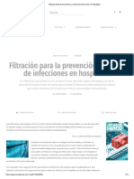 Filtración para La Prevención y Control de Infecciones en Hospitales