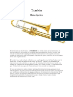 Descripción del trombón: diseño, sonido y uso en bandas