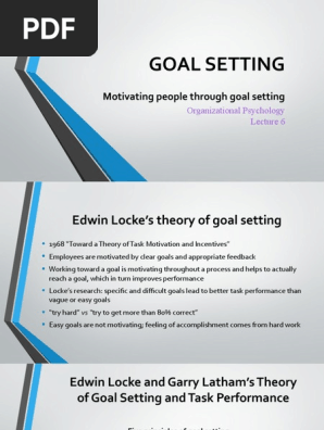 Goal-setting