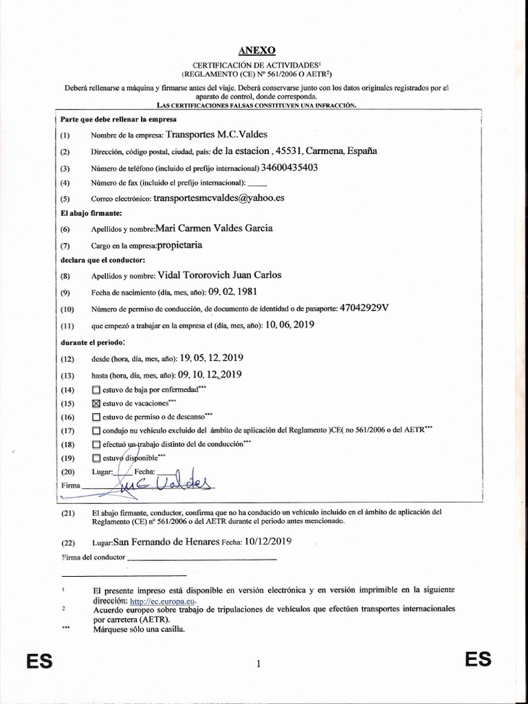 Certificado De Actividades Conductor Pdf Pdf Science Ciencia Y
