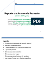 PMOInformatica Plantilla Reporte de Avance de Proyecto