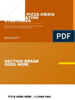 Domino'S Pizza Crisis Communiation Strategies