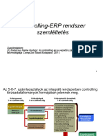 Controlling-ERP Rendszer Szemléltetés