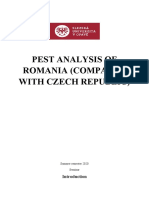 PEST ANALYSIS OF ROMANIA