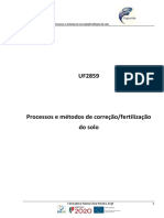 Processos e métodos de correção e fertilização do solo